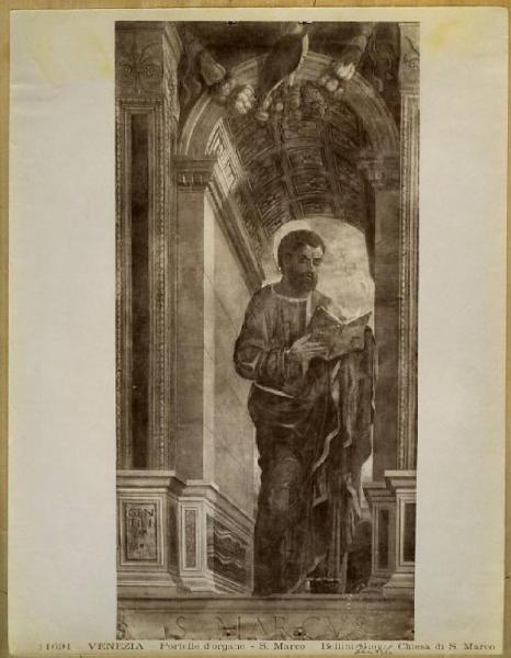 Bellini, Gentile - San Marco - Anta d'organo - Dipinto - Venezia - Chiesa di S. Marco