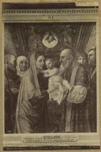 Ambrogio da Fossano detto Bergognone - Presentazione di Gesù al Tempio - Dipinto su tavola trasportata su tela - Parigi - Museo del Louvre