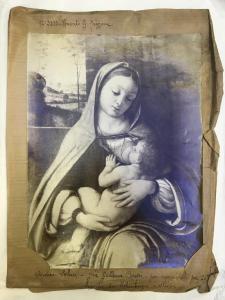 Solario, Andrea - Madonna con Bambino (Madonna del latte) - Dipinto su carta applicata su tavola