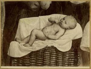 Luini, Bernardino - Gesù Bambino - Natività (part.) - Affresco - Saronno - Santuario della Beata Vergine dei Miracoli