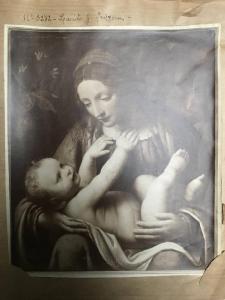 Luini, Bernardino - Madonna con Bambino - Dipinto su tavola - Nivå - Nivaagaards Malerisamlings (Collezione Hage)