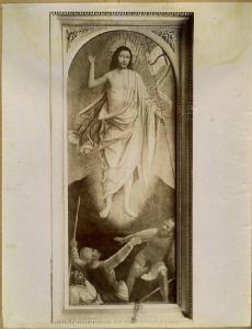 Ambrogio da Fossano (detto Bergognone) - Resurrezione di Cristo - Dipinto - Tempera su tavola