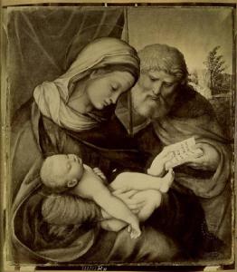 Fasolo, Bernardino di Lorenzo - Sacra Famiglia - Dipinto - Berlino - Staatliche Museen - Gemäldegalerie