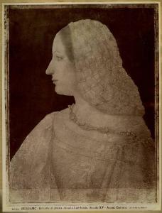 Luini, Bernardino? - Ritratto femminile di profilo - Disegno - Bergamo - Accademia Carrara