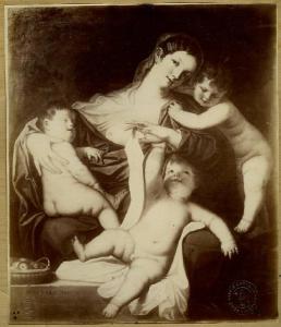 Varotari, Alessandro (detto il Padovanino) - La Carità - Dipinto su tela