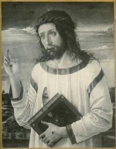 Bellini, Giovanni - Cristo benedicente - Dipinto su tavola