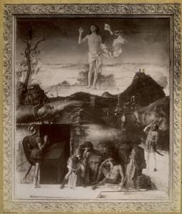 Bellini, Giovanni - Resurrezione di Cristo - Dipinto su tavola - Bergamo - Collezione Roncalli