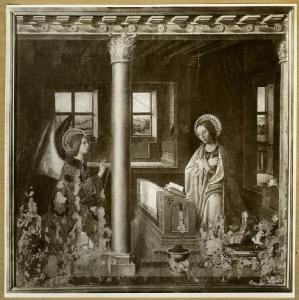 Antonello da Messina - Annunciazione - Dipinto - Olio su tavola trasportato su tela - Siracusa - Museo Nazionale di Palazzo Bellomo
