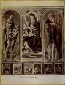 Vivarini, Bartolomeo - Madonna con Bambino benedicente - Dipinto su tavola