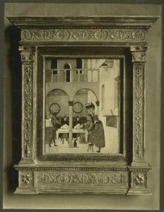 Erri, Agnolo e Bartolomeo degli - San Tommaso d'Aquino alla mensa di Luigi di Francia - Dipinto su tavola