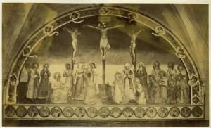 Beato Angelico - Crocifissione di Cristo, santi e profeti - Affresco - Firenze - Museo di San Marco - Sala capitolare