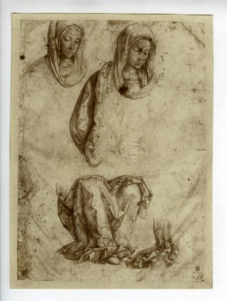 Zaganelli, Francesco - Studi per una Madonna - Disegno - Stoccolma - Kongl. Museum (Nationalmuseum)