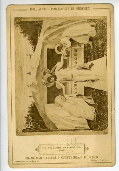 Beato Angelico - Pietà - Scomparto di predella - Dipinto su tavola - Monaco - Alte Pinakothek