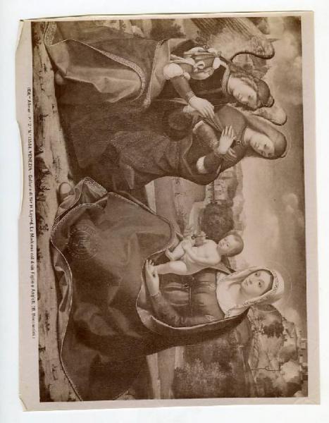 Previtali, Andrea detto Cordeliaghi - Madonna con Bambino e due angeli - Dipinto - Venezia - Galleria di H. Layard