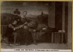 Morone, Francesco - Sansone e Dalila - Dipinto - Tempera su tavola - Milano - Museo Poldi Pezzoli