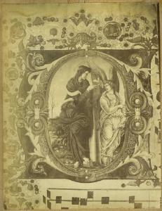 Liberale da Verona - San Matteo e l'angelo - Miniatura di corale - Siena - Duomo - Libreria Piccolomini