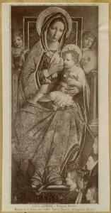 Fasolo, Lorenzo (Lorenzo da Pavia) - Madonna con Bambino in trono, angeli e donatori - Dipinto su tavola - Genova - Palazzo Bianco (Proprietà Bisso)