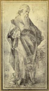 Scuola di Giovanni Bellini (Bartolomeo Montagna?) - San Zaccaria - Disegno - Parigi - Louvre - Département des Arts graphiques