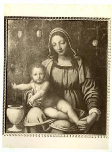 Luini, Bernardino - Madonna con Bambino (Madonna del Roseto) - Dipinto - Olio su tavola - Milano - Pinacoteca di Brera