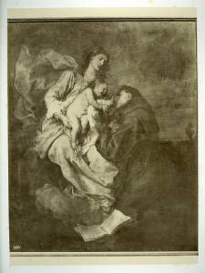 Dyck, Anton van - Madonna con Bambino e sant' Antonio da Padova (Visione di sant'Antonio) - Dipinto - Olio su tela - Milano - Pinacoteca di Brera