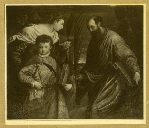 Pittore veneto sec. XVI (scuola di Jacopo Bassano?) - Scena religiosa - Dipinto