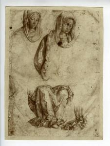 Zaganelli, Francesco - Studi per una Madonna - Disegno - Stoccolma - Kongl. Museum (Nationalmuseum)