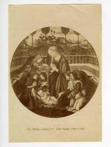 Botticini, Francesco - Madonna in adorazione del Bambino con san Giovannino e angeli - Dipinto - Firenze - Palazzo Pitti - Galleria Palatina