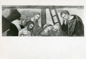 Dipinto - Maria con Gesù sotto la croce