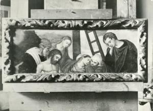 Riproduzione di quadro - Dipinto - Maria con Gesù sotto la croce