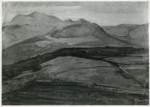 Dipinto di Eleonora Panzeri - "Monti Sabini"