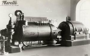 Centrale termoelettrica del Laurium - Turboalternatore della Ercole Marelli