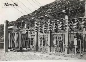 Centrale elettrica del Sosio della Società generale elettrica della Sicilia - Sottostazione di trasformazione all'aperto