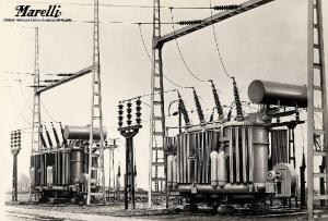Sottostazione elettrica di Etupes della Electricitè de France - Trasformatori della Ercole Marelli