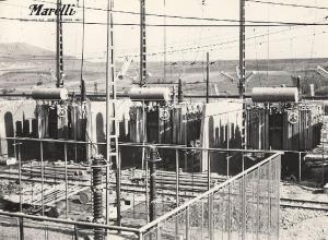 Sottostazione elettrica Nikola Tesla in Jugoslavia - Trasformatori della Ercole Marelli
