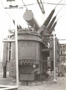 Sottostazione elettrica di Modena della Edison Volta - Trasformatore della Ercole Marelli
