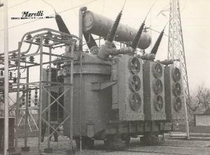Sottostazione elettrica di Modena della Edison Volta - Trasformatore della Ercole Marelli
