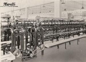 Società anonima industrie tessili italiane (S.A.I.T.I) - Stabilimento di Pavia - Sala binatrici