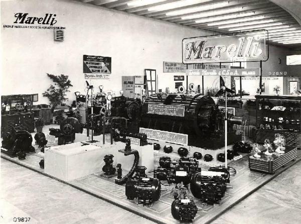 Mostra nazionale della meccanica 1951 - Stand della Ercole Marelli