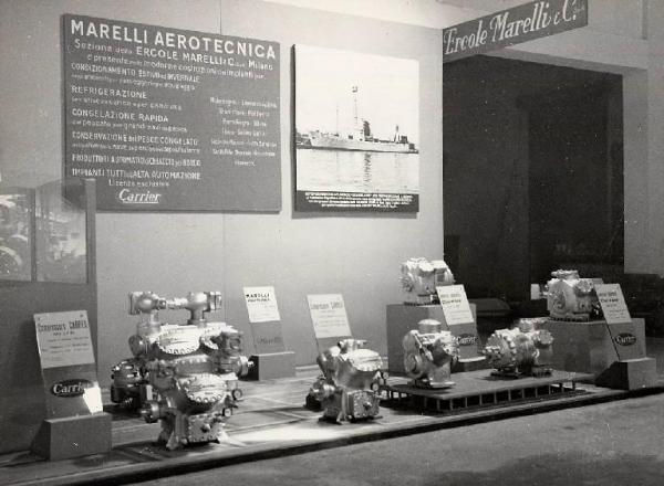 Mostra della pesca di Ancona 1964 - Stand della Ercole Marelli