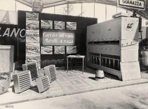 Mostra del cotone, rayon e macchine tessili di Busto Arsizio 1952 - Stand della Ercole Marelli