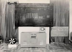 Mostra del cotone e delle fibre artificiali e sintetiche di Busto Arsizio 1956 - Stand della Ercole Marelli