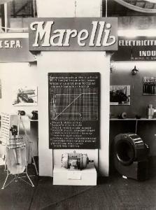 Mostra tessile di Gand 1953 - Stand della Ercole Marelli
