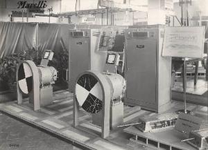 Mostra dell'Ente internazionale attrezzature tessili (EIAR) 1959 - Stand della Ercole Marelli
