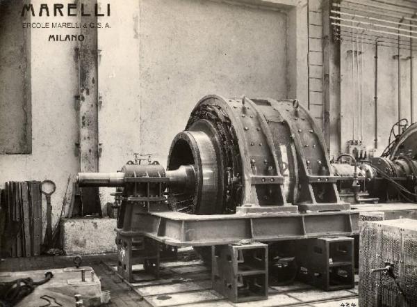Ercole Marelli (Società) - Gruppo motori per propulsione navale - Lavorazione