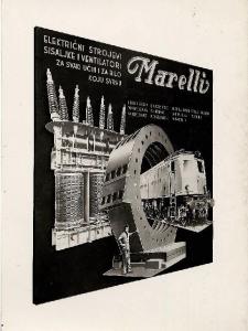 Ercole Marelli (Società) - Pannello pubblicitario per stand fieristico - Bozzetto