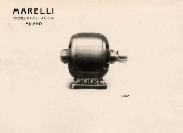 Ercole Marelli (Società) - Motore