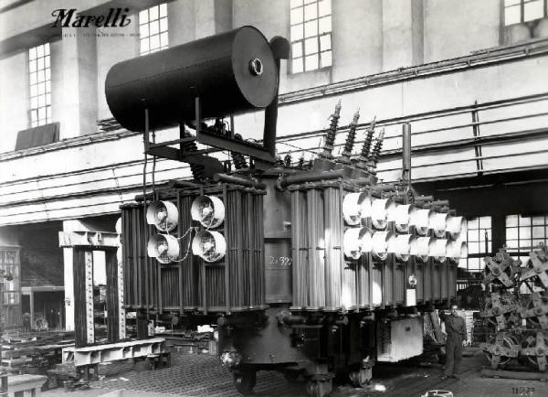 Ercole Marelli (Società) - Trasformatore OTEV per l'Electricity Supply Board di Dublino - Lavorazione