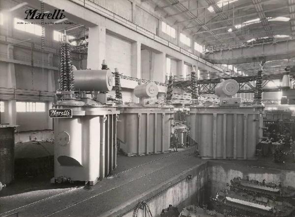 Ercole Marelli (Società) - Trasformatori OMEF per la Centrale di Cimego della Società idroelettrica Alto Chiese (SIAC)
