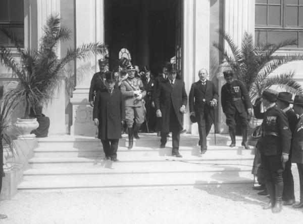Milano - Fiera campionaria del 1925 - Visita del duca di Bergamo Adalberto di Savoia