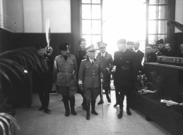 Milano - Fiera campionaria del 1935 - Visita del Re Vittorio Emanuele III di Savoia